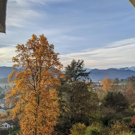 Le Bateau Perche Dans Chateau Avec Vue Pyrenees ! 아파트